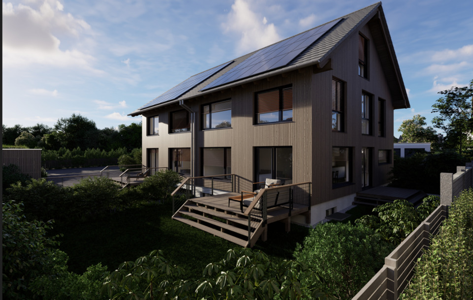 Thumbnail-Vermietung 2 DHH, hochwertig ökologische Holzbauweise -Erstbezug-