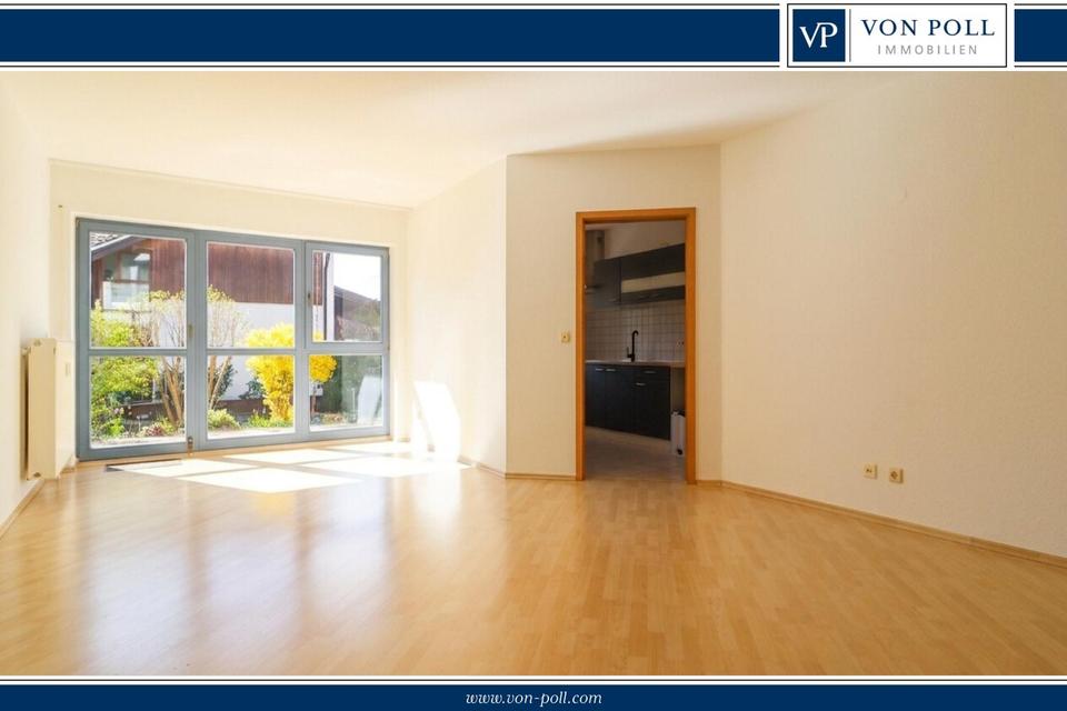 Thumbnail-Helle 2-Zimmer-Wohnung mit Terrasse und großzügigem Grundriss