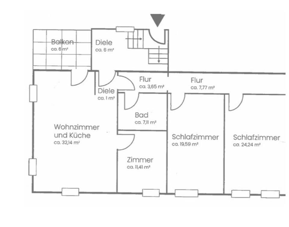Thumbnail-4-Zimmer Wohnung zu Vermieten in Minseln mit Balkon