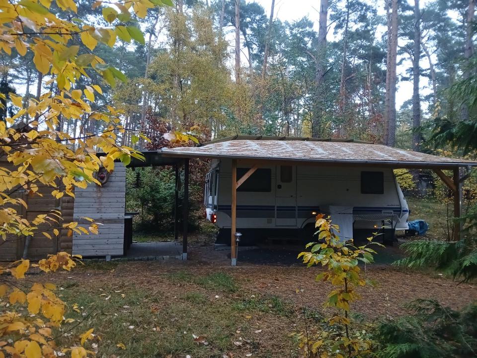 Thumbnail-Wohnwagen am Campingplatz Dahmsdorf Reichenwalde Dauercamper