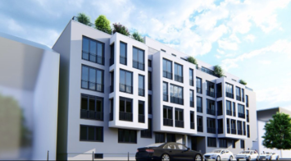 Thumbnail-Grundstück mit Baugenehmigung für Mehrfamilienhaus