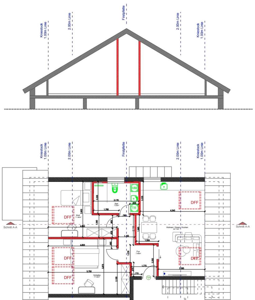 Thumbnail-3 Zimmer Dachgeschosswohnung Erstbezug