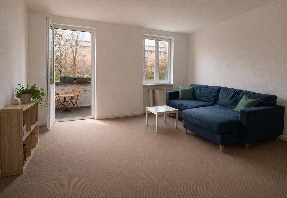 Thumbnail-2 Zimmerwohnung Neukölln. Untermiete möbliert, befristet