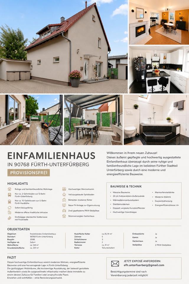 Thumbnail-EFH Fürth-Unterfürberg - Provisionsfrei