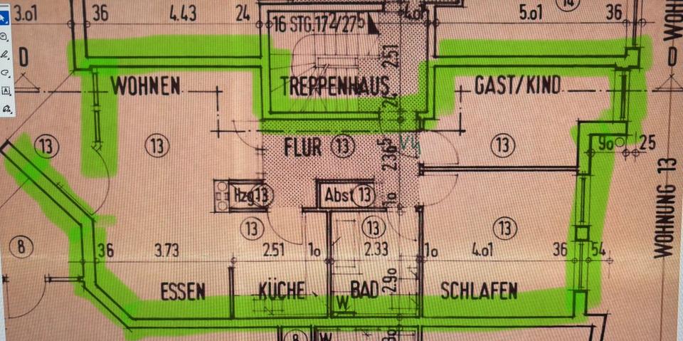 Thumbnail-3-Zimmerwohnung, HusumSchlossgang zum 1.2.26 zu vermieten