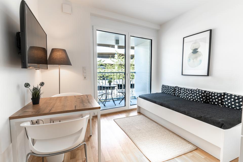 Thumbnail-Möbliertes Apartment für 1 Person in perfekter Lage M-Riem.