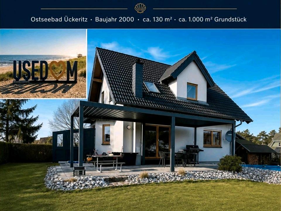 Thumbnail-Ostseebad Ückeritz: großes Haus + Gästehaus m.Pool Carport Garten
