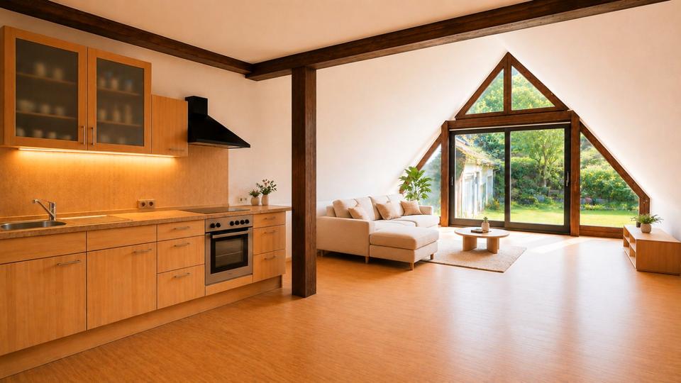 Thumbnail-Ansprechende sehr große 2 Zimmer Studio Wohnung in Gründau GB