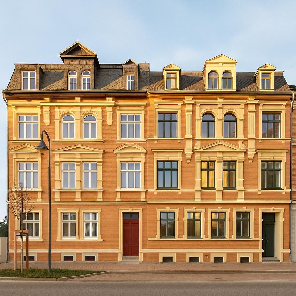Thumbnail-Helle 3 12 Zimmer-Altbauwohnung mit Balkon und modernem Bad
