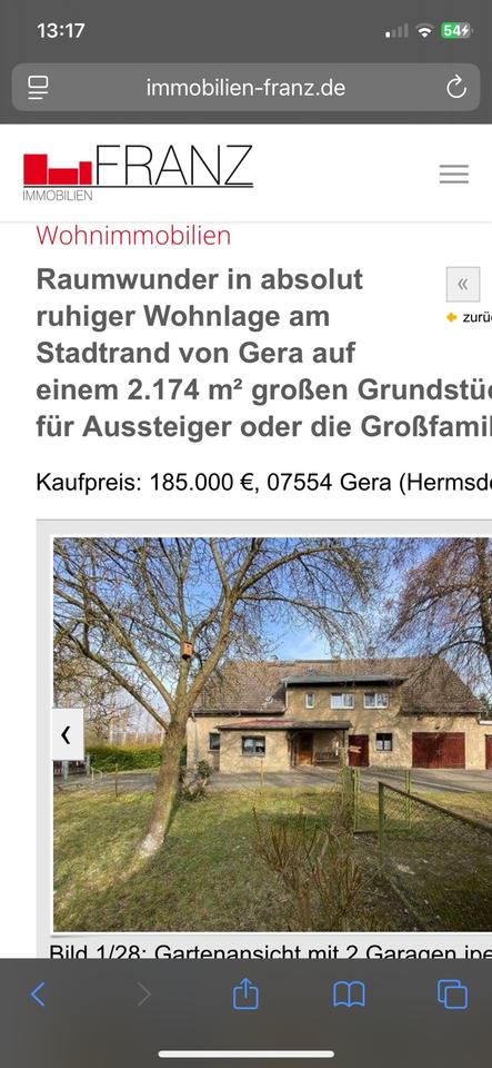 Thumbnail-Haus zu verkaufen in Gera - Hermsdorf