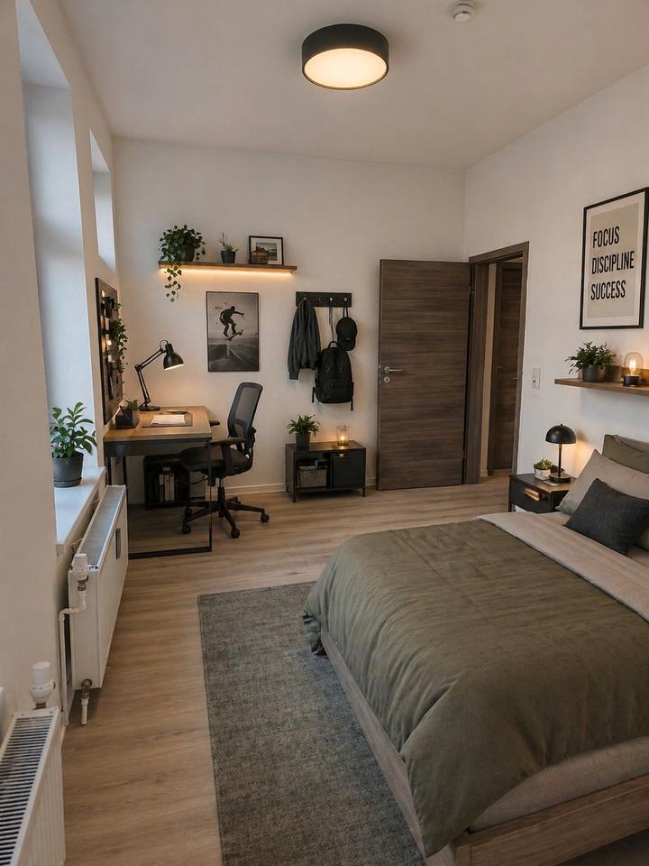 Thumbnail-Frisch renovierte 3-Zimmer-Wohnung mit Einbauküche
