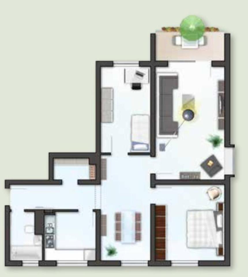 Thumbnail-Helle 3,5-Zimmer-Wohnung mit Weitblick in LU-Maudach