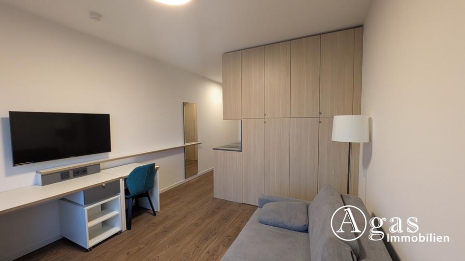 Thumbnail-teilmöbliertes 1-Zimmer-Apartment in Moabit mit Concierge und privatem Gym