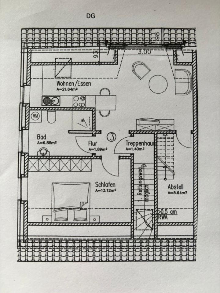Thumbnail-Moderne 3-Zimmer-Wohnung in Tönning zu vermieten