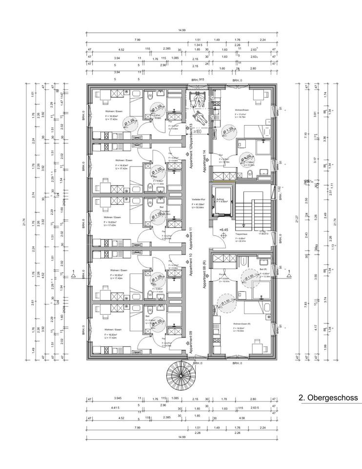 Thumbnail-Einzimmerappartment (Neubau) in Sande zu vermieten