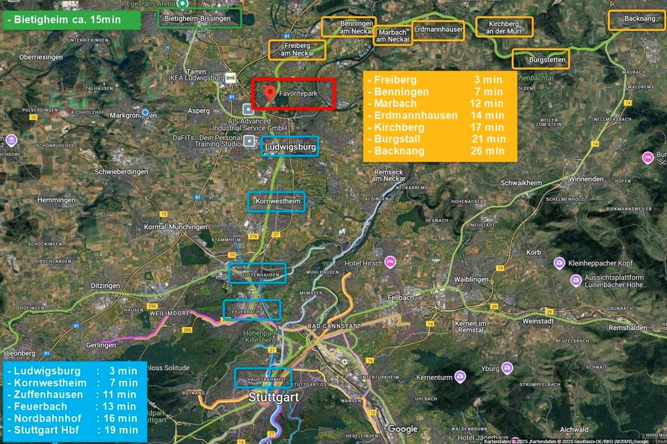 Thumbnail-3er Frauen WG Möbliert Ludwigsburg – S4 Favoritepark - PH HVF