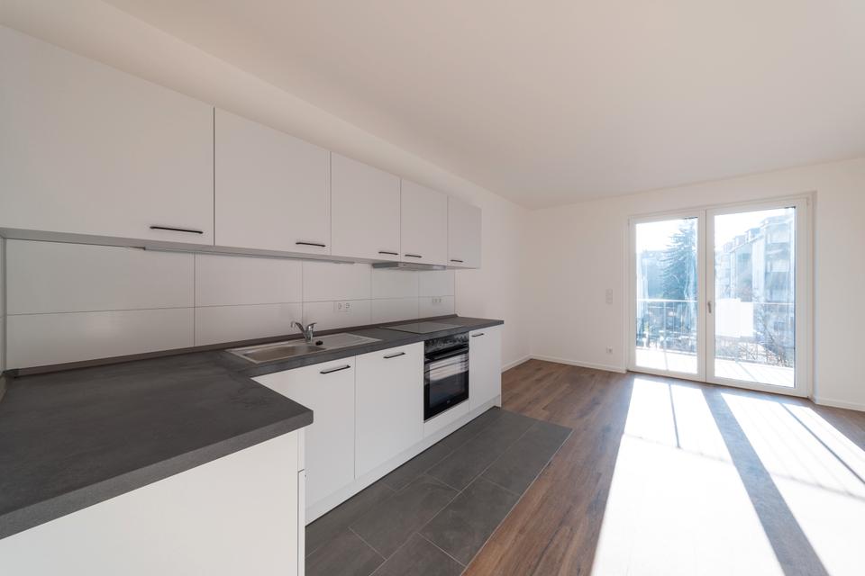 Thumbnail-Erstbezug! - 2 Raumwohnung mit Einbauküche und Tiefgaragenstellplatz - WE14