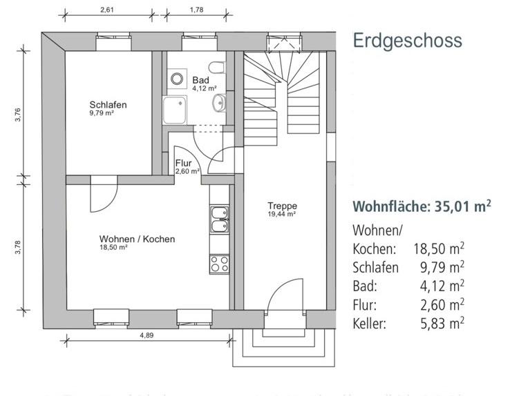 Thumbnail-2-Raum-Wohnung Magdeburg Altstadt