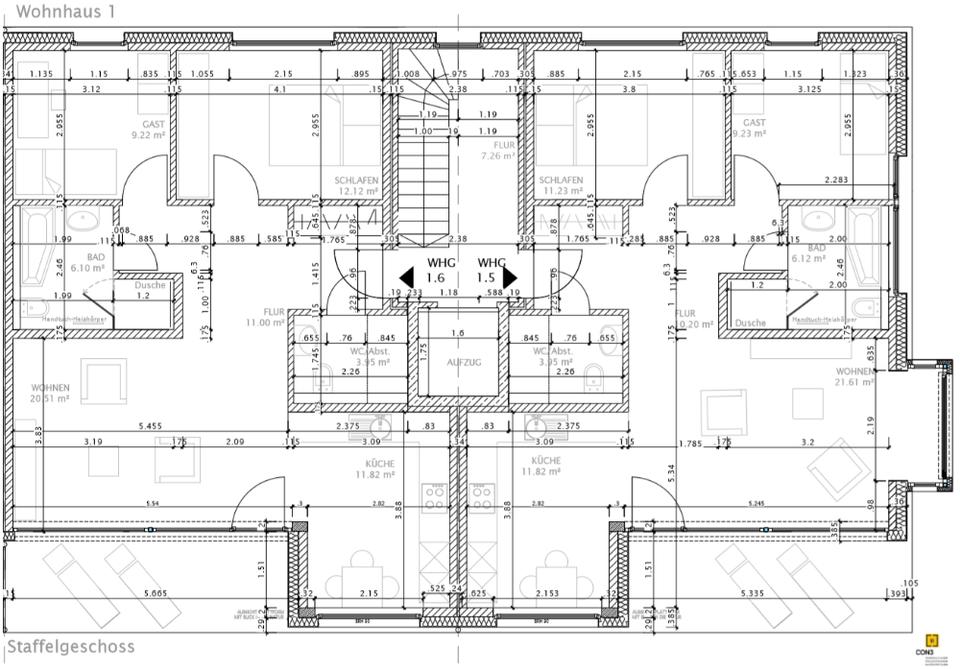 Thumbnail-Schöne 3 ZKB mit Balkon in Lingen - Langschmidtsweg