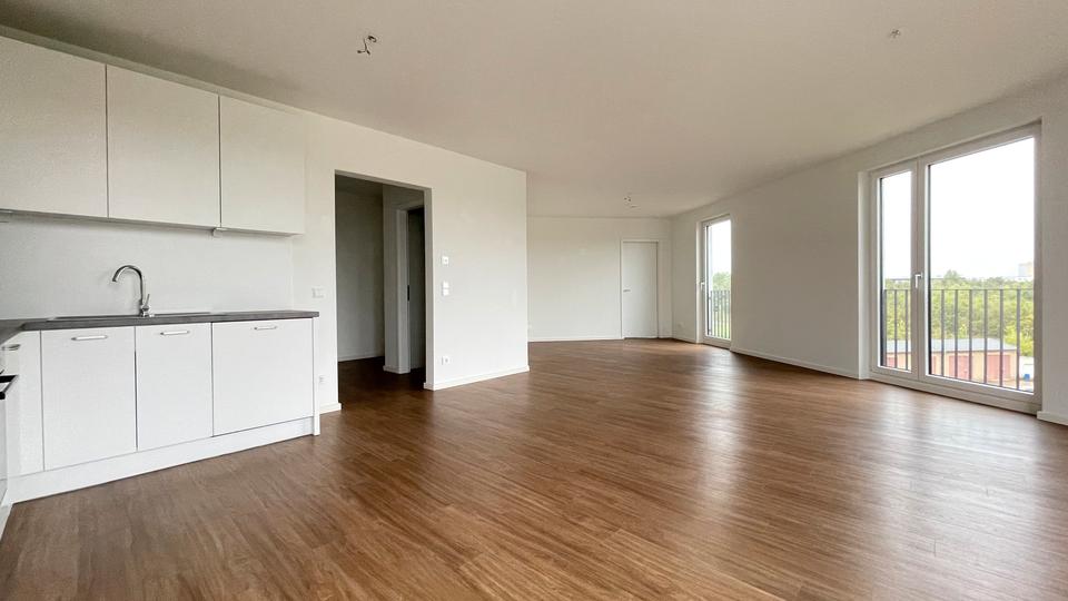 Thumbnail-Großzügige 2-Raumwohnung mit Wasserblick am Lindenauer Hafen