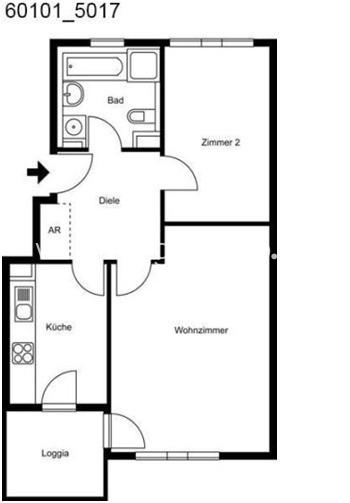 Thumbnail-Wohnungsswap - 2 Zimmer, 58 m² - Zum Teich, Potsdam