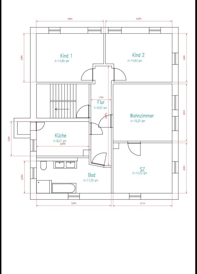 Thumbnail-vermiete moderne 4 Raumwohnung in perfekter Lage