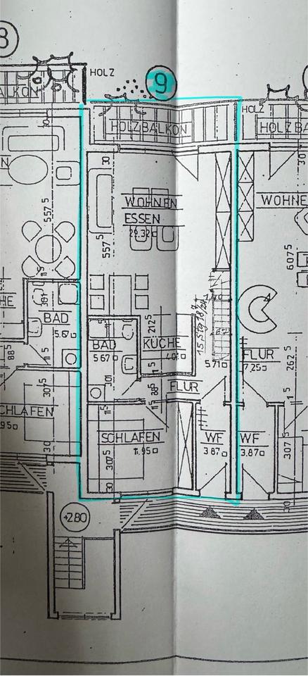 Thumbnail-3-Zimmer-Maisonettewohnung mit Balkon in Groß- Umstadt