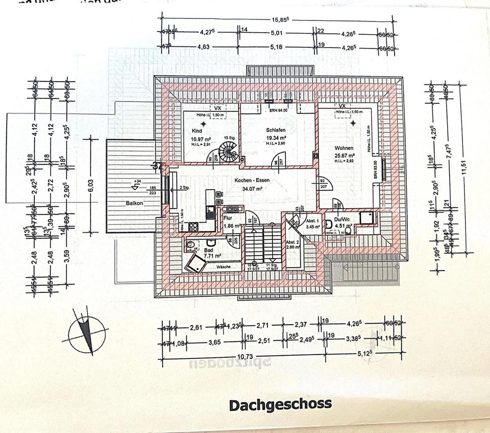 Thumbnail-Charmante DG‑Wohnung | Balkon ca. 10 m² | Topzustand | WG