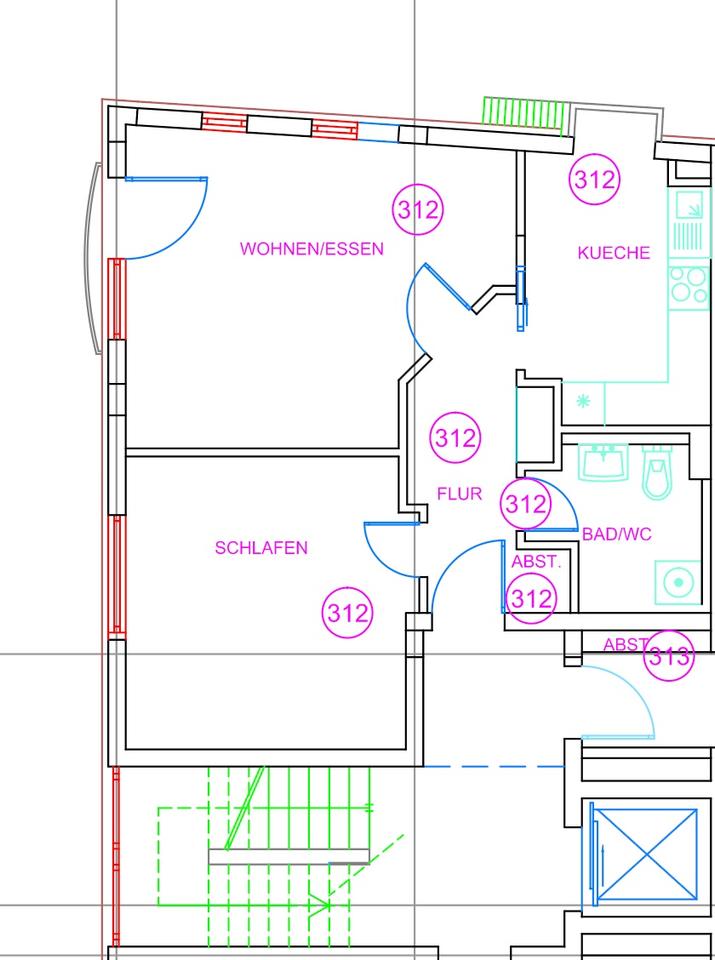 Thumbnail-Schöne 2,5 Zimmer Wohnung im Herzen Eisenachs (mit Aufzug)