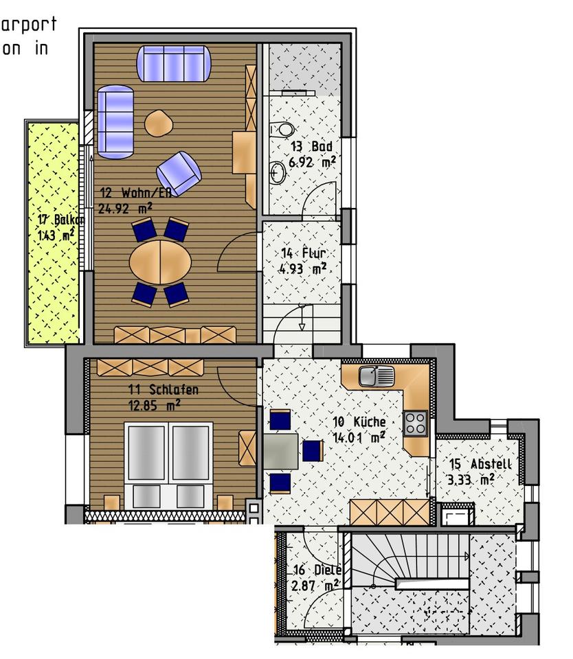 Thumbnail-Exclusive 70 qm Wohnung in Südlohn-Oeding ab sofort zu vermieten