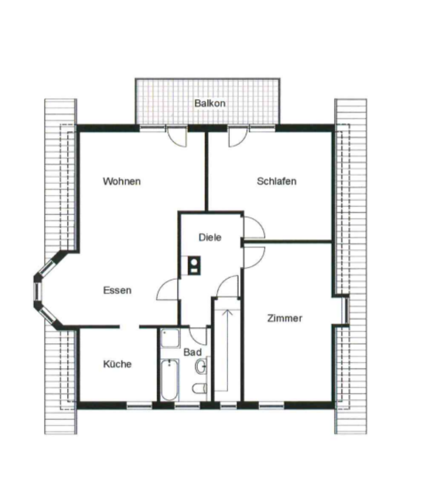 Thumbnail-3 Zimmer-Dachgeschosswohnung in Mainhardt-Bubenorbis