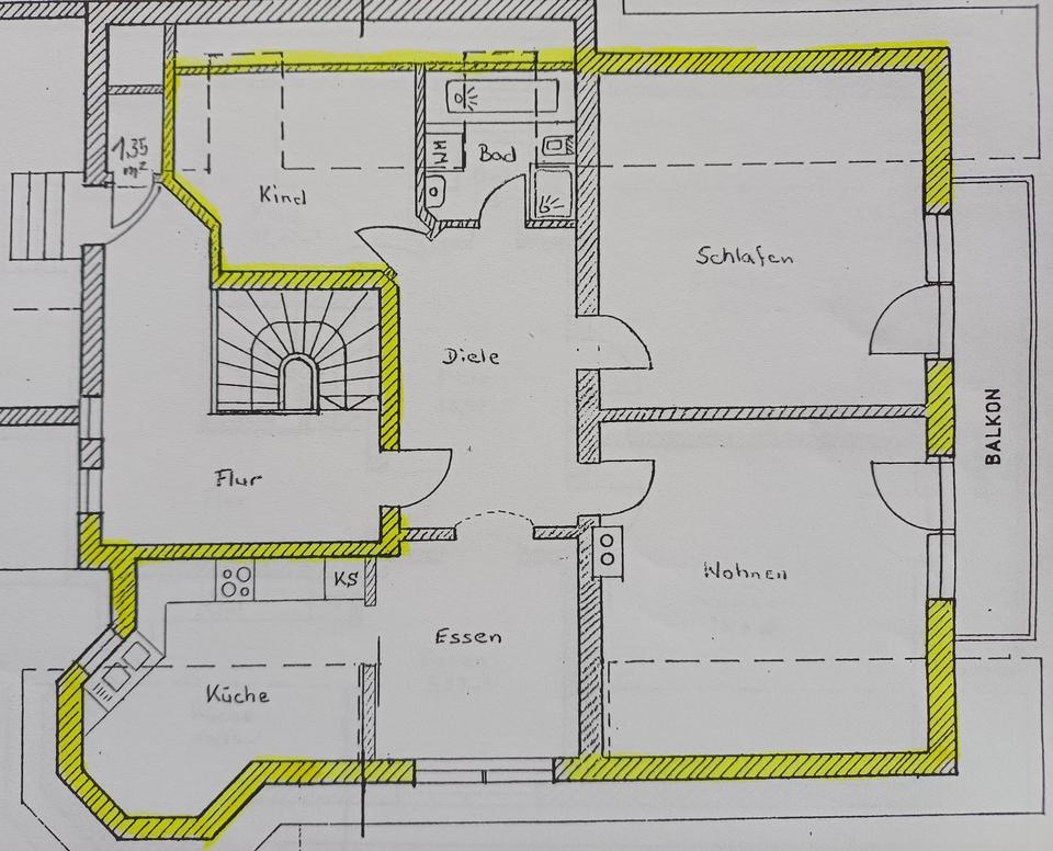 Thumbnail-3 Zimmer DG Wohnung in Siegenburg