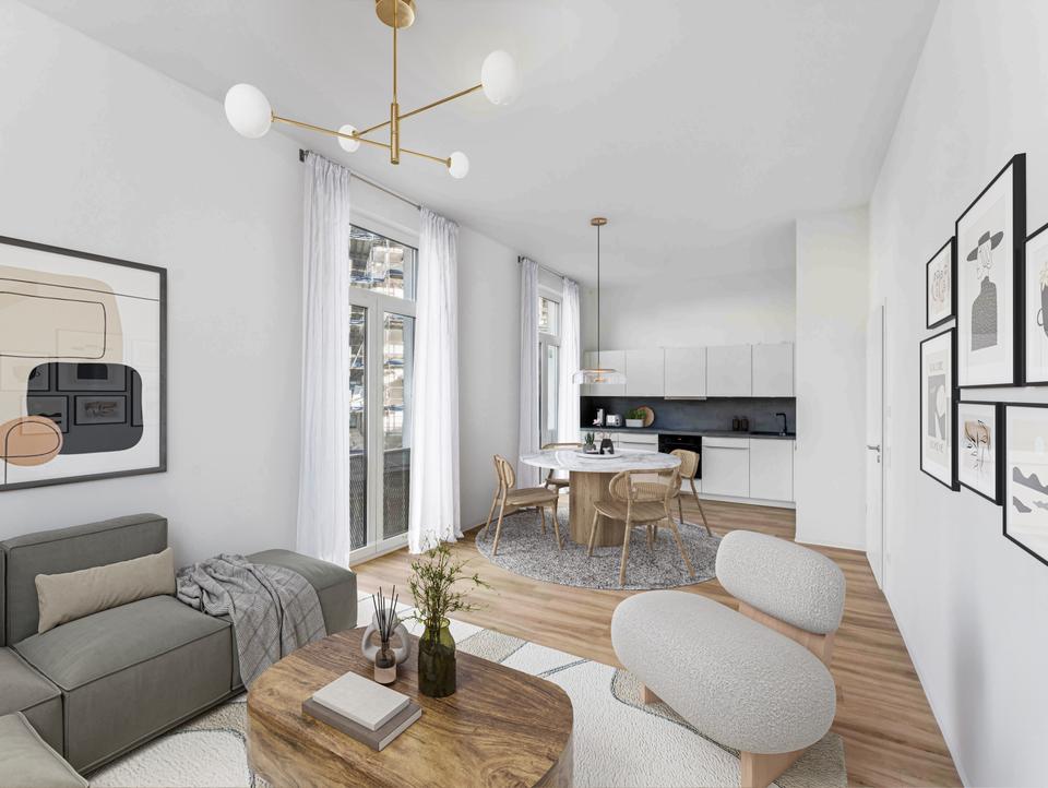 Thumbnail-Perfekt für kleine Familien: Praktische 3-Zimmer-Wohnung mit Balkon