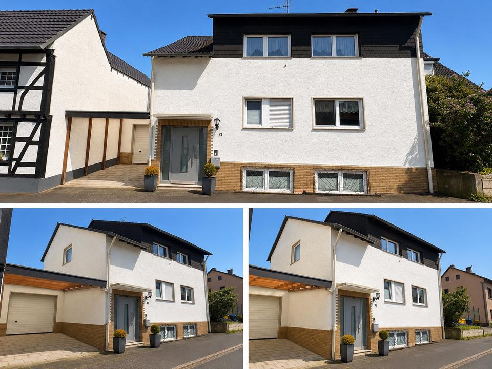 Thumbnail-Vielseitiges Familienhaus mit Garten, Provisionsfrei in Gelsdorf