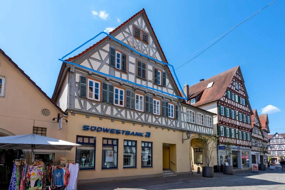 Thumbnail-Charmante 2-Zimmer-DG-Wohnung in Schorndorf Fußgängerzone