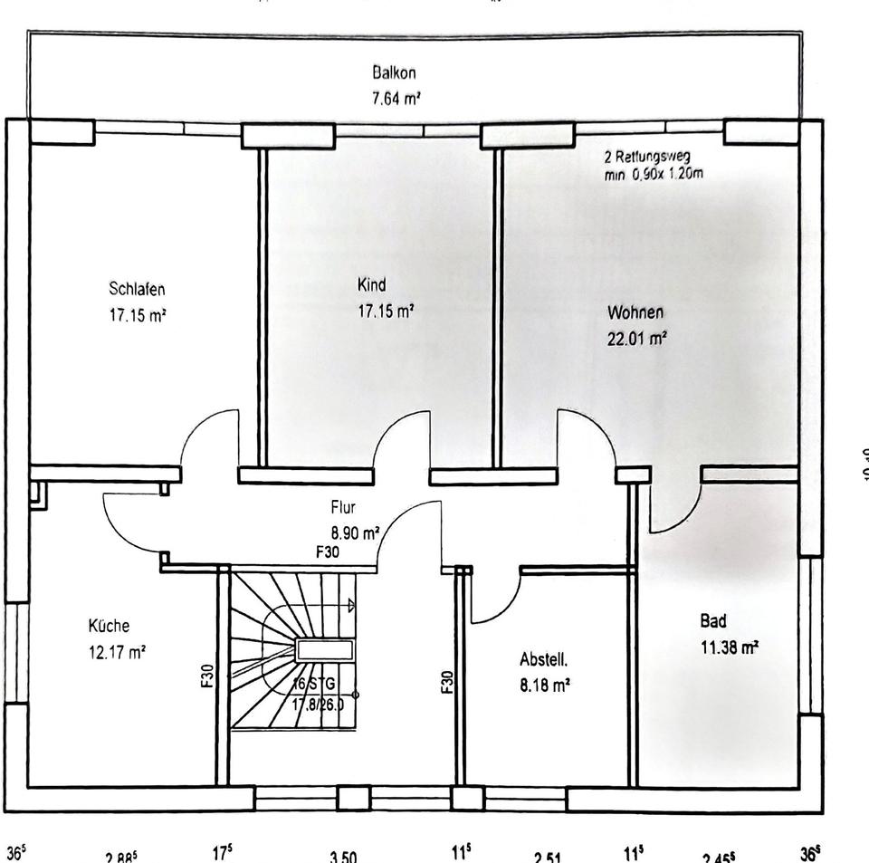 Thumbnail-Große OG Wohnung in Ruhiger Lage Erstbezug