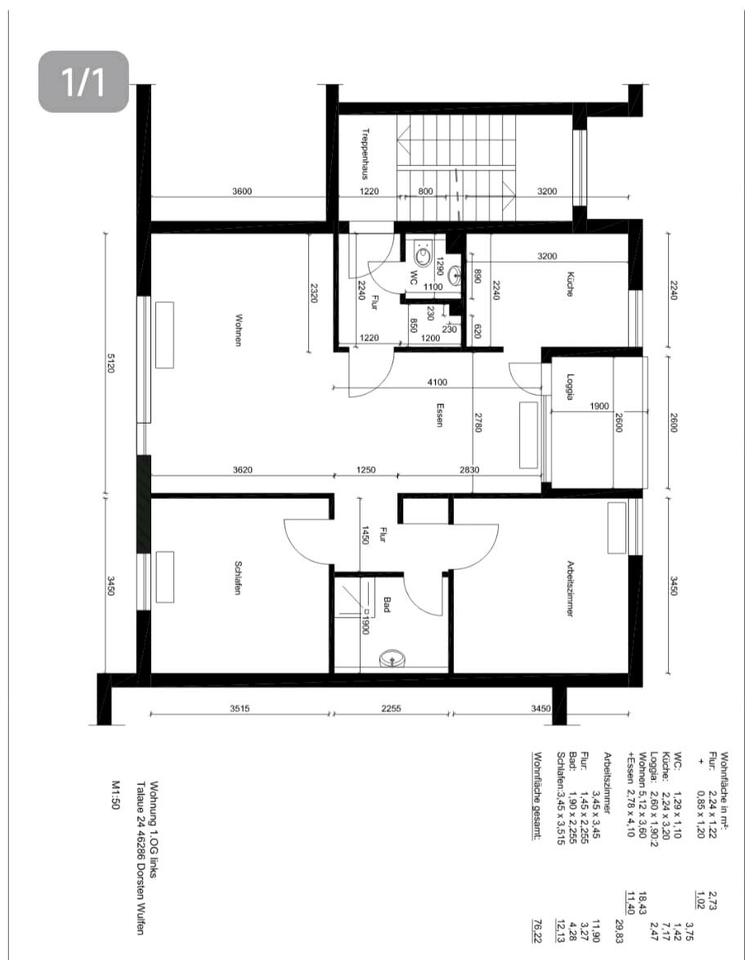 Thumbnail-3,5 Zimmer Wohnung Dorsten Wulfen-Barkenberg