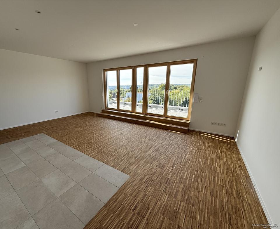 Thumbnail-Neubau in Saarbrücken - Maisonettewohnung mit Balkon und Weitblick zu vermieten.