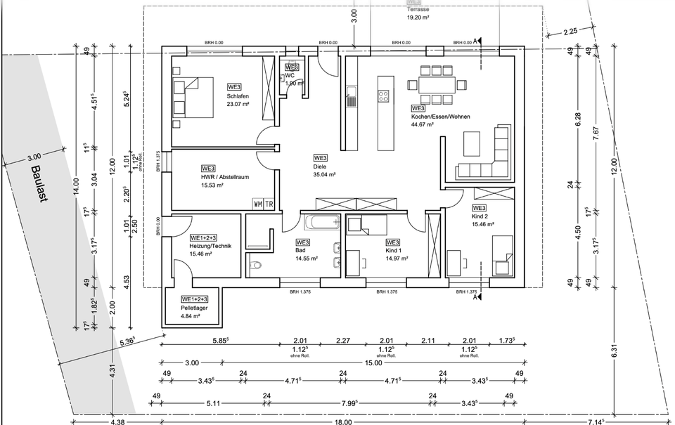 Thumbnail-Exklusive 4-Zi-Neubauwohnung mit Terrasse in Wartenberg-Rohrb.