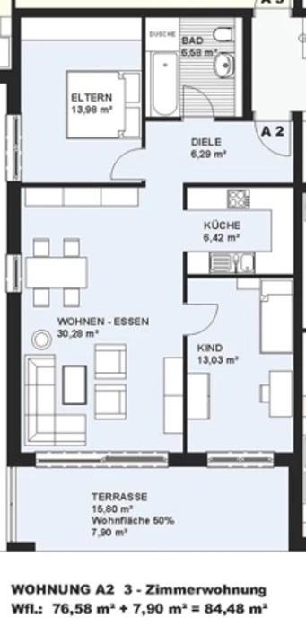 Thumbnail-Neubau-Erstbezug: 3-Zimmer-Erdgeschosswohnung mit Terrasse