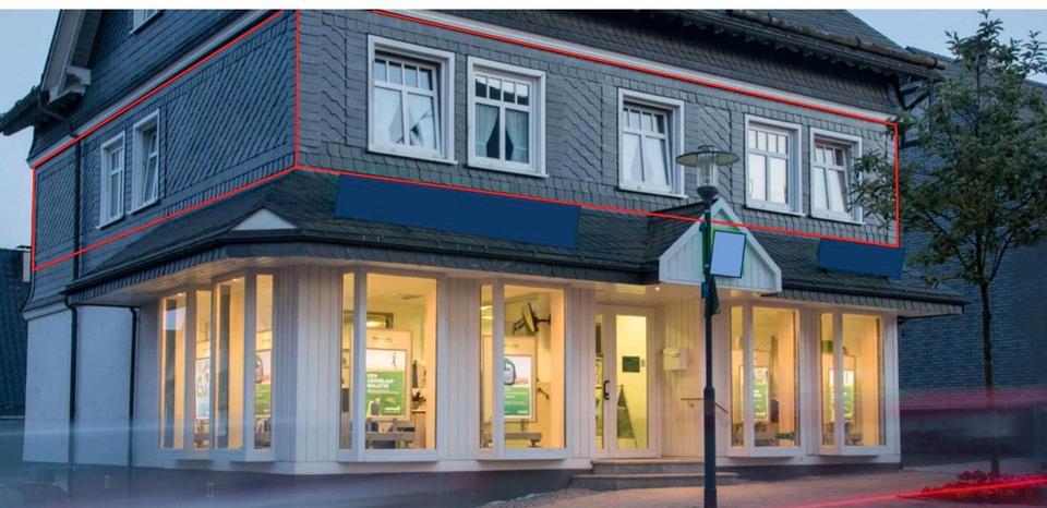 Thumbnail-Zentral in Winterberg: 3,5 Zimmer-Wohnung mit Parkplatz & Keller