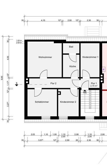 Thumbnail-4-Zimmer-Wohnung in Innenstadtnähe zu vermieten