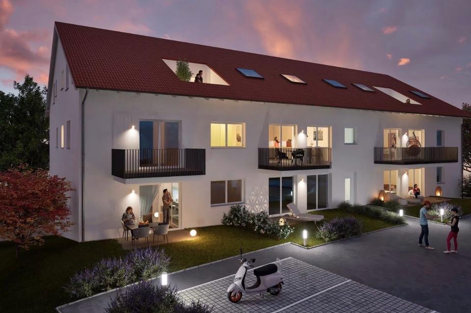 Thumbnail-KfW-Neubau m. Schlossblick: 2-Zi-Whg., 47 qm m. Balkon + Küche