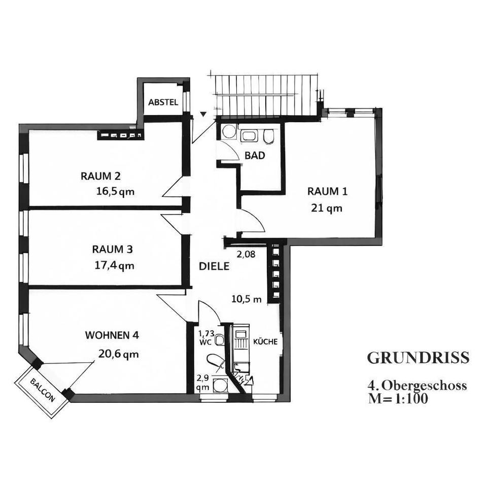 Thumbnail-Gelegenheit: Sehr schöne u helle Altbauwohnung 110qm 4OG Neukölln
