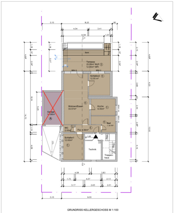Thumbnail-Großzügige 3-Zimmer-Terrassenwohnung in Bergen