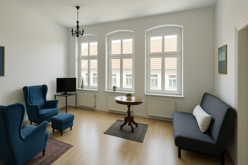 Thumbnail-Helle 2-Zimmer-Wohnung mit Balkon in zentraler Lage zu vermieten