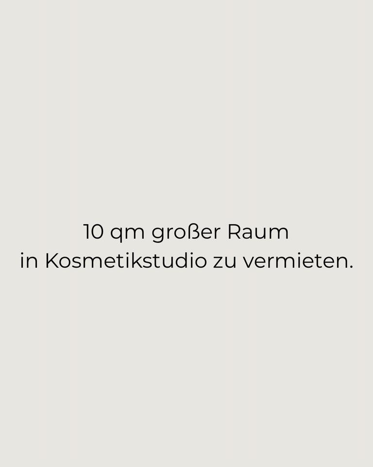 Thumbnail-Raum in Kosmetikstudio zu vermieten