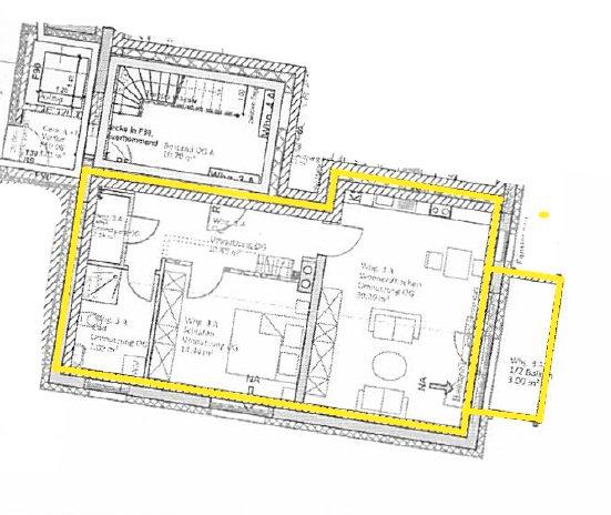 Thumbnail-2 Zimmer Wohnung mit Balkon und Aufzug zum 01.06.26