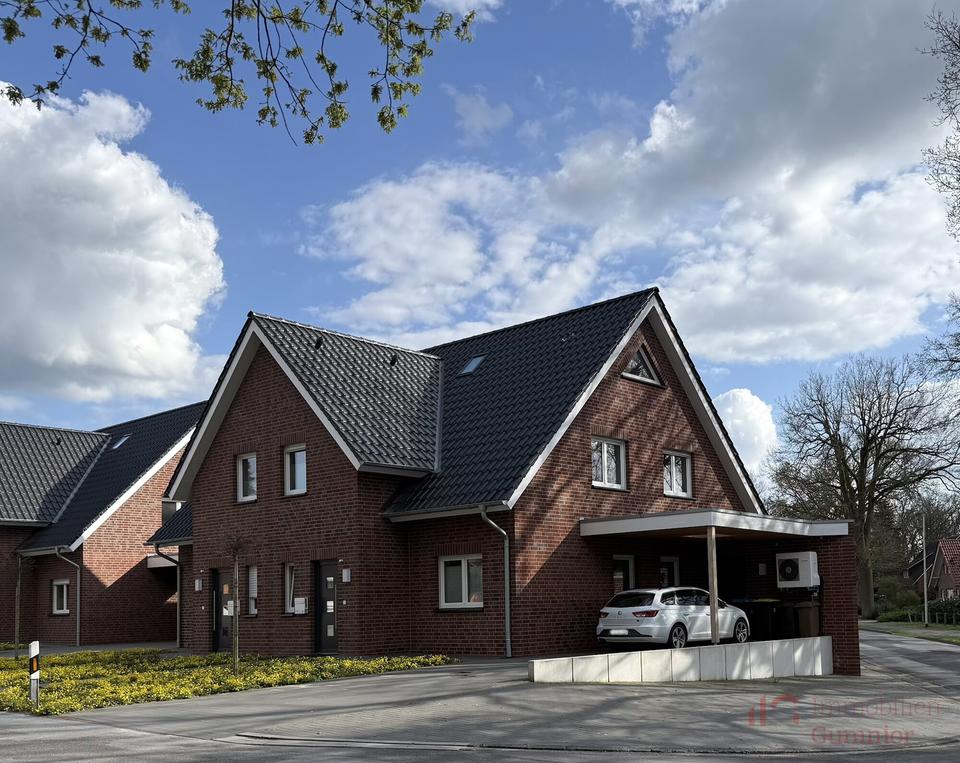 Thumbnail-IMMOBILIEN GUMNIOR präsentiert: neuwertige Doppelhaushälfte in Emsbüren