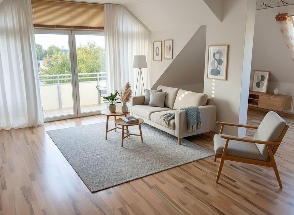 Thumbnail-Helle Dachgeschosswohnung in Glauchau mit Balkon